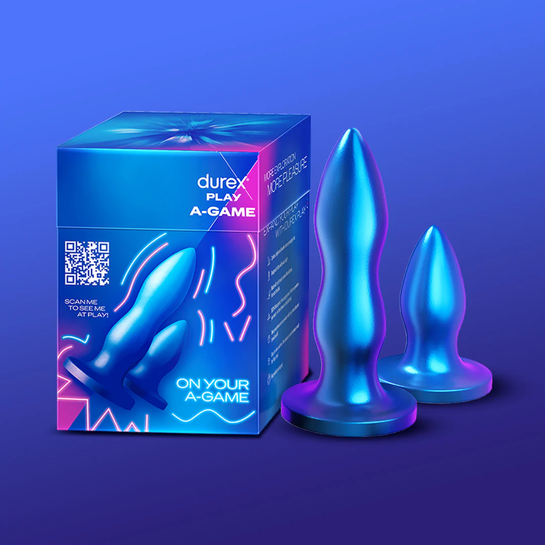 Durex Play A-Game Silicone Anal Plug Set for Men & Women