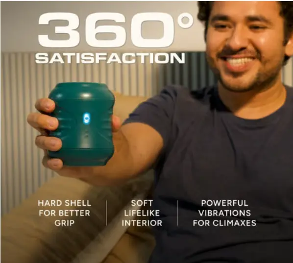 MyMuse Edge Lifelike Vibrating Stroker Personal Massager for Men thumbnail 7