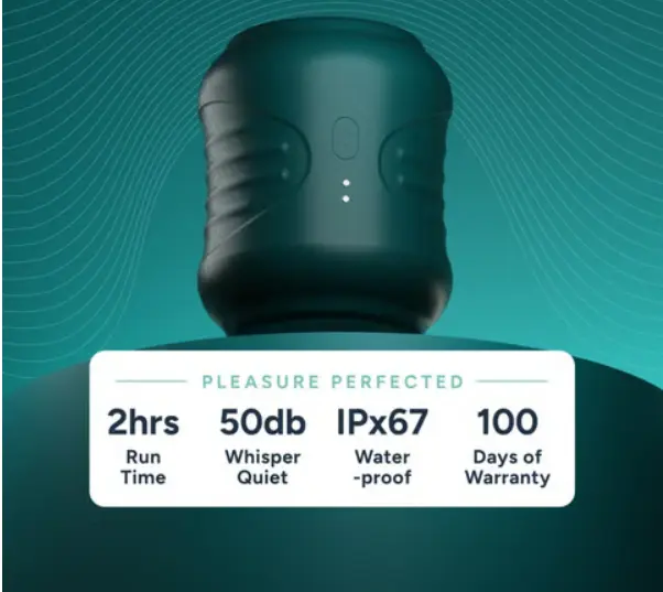 MyMuse Edge Lifelike Vibrating Stroker Personal Massager for Men thumbnail 5