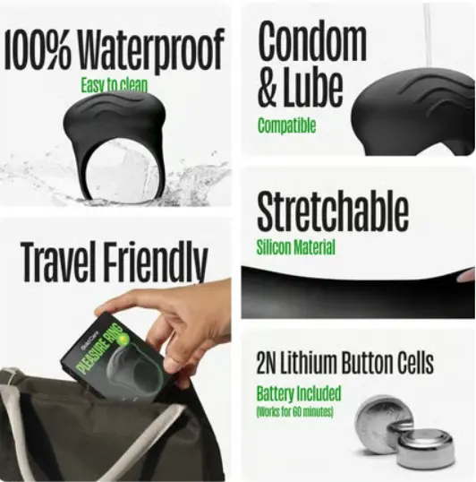 Bold Care Pleasure Vibrating Ring for Men and Couples thumbnail 4